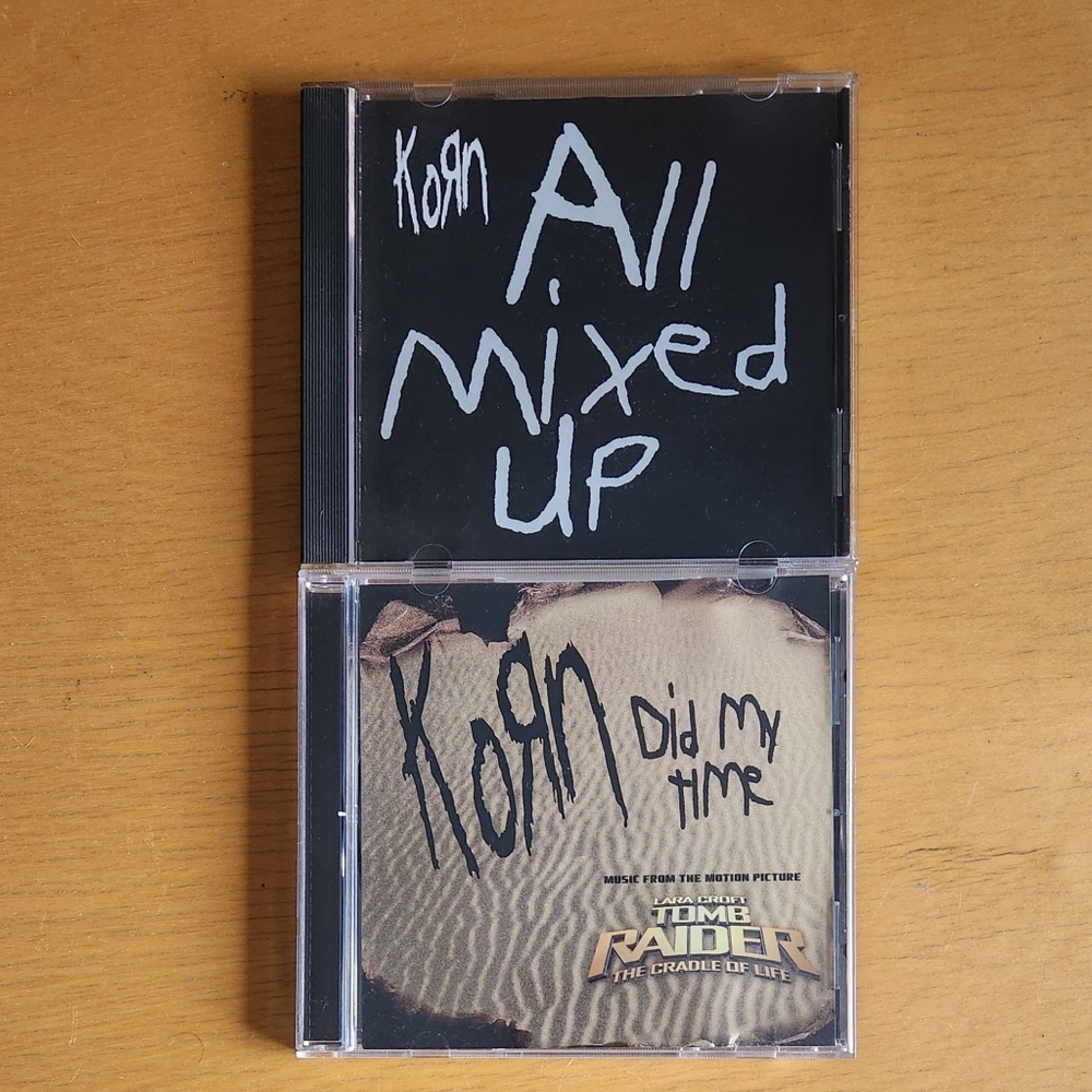 Korn "All Mixed Up - EP", "Did My Time" CDs (Lot of 2)